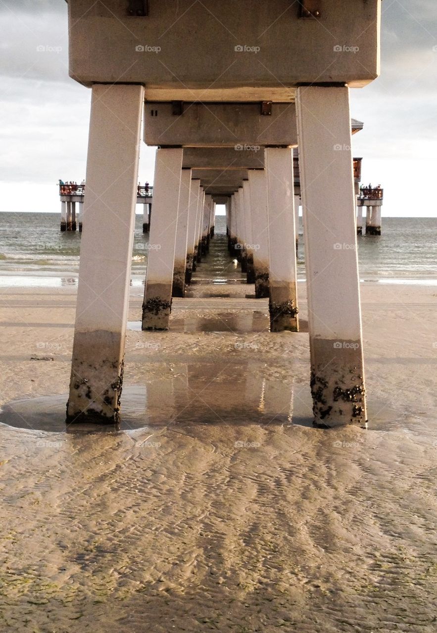 Under the pier