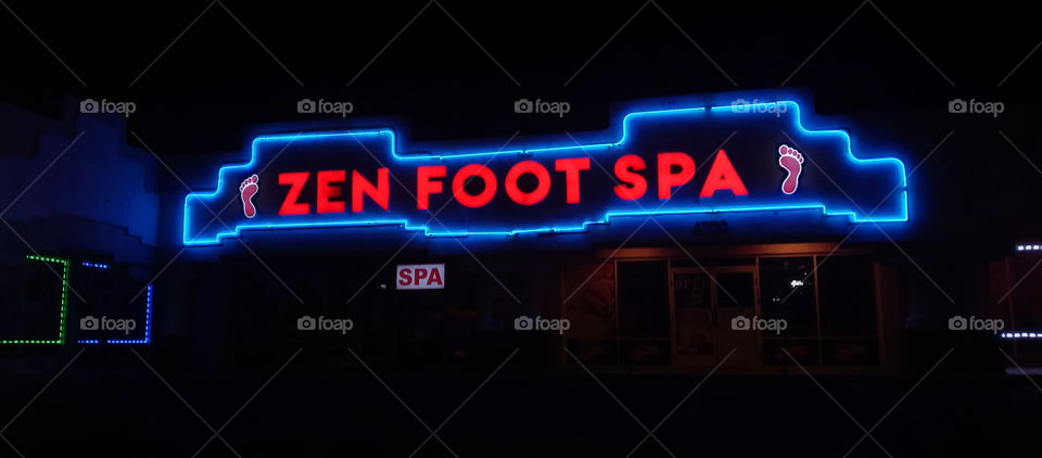 I spy with my little eye #SOMETHING RED  a foot spa