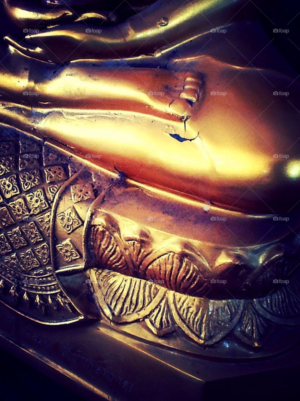 Base of buddha statue