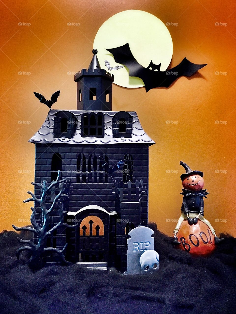 Haunted House and Halloween decor for Getty Mission