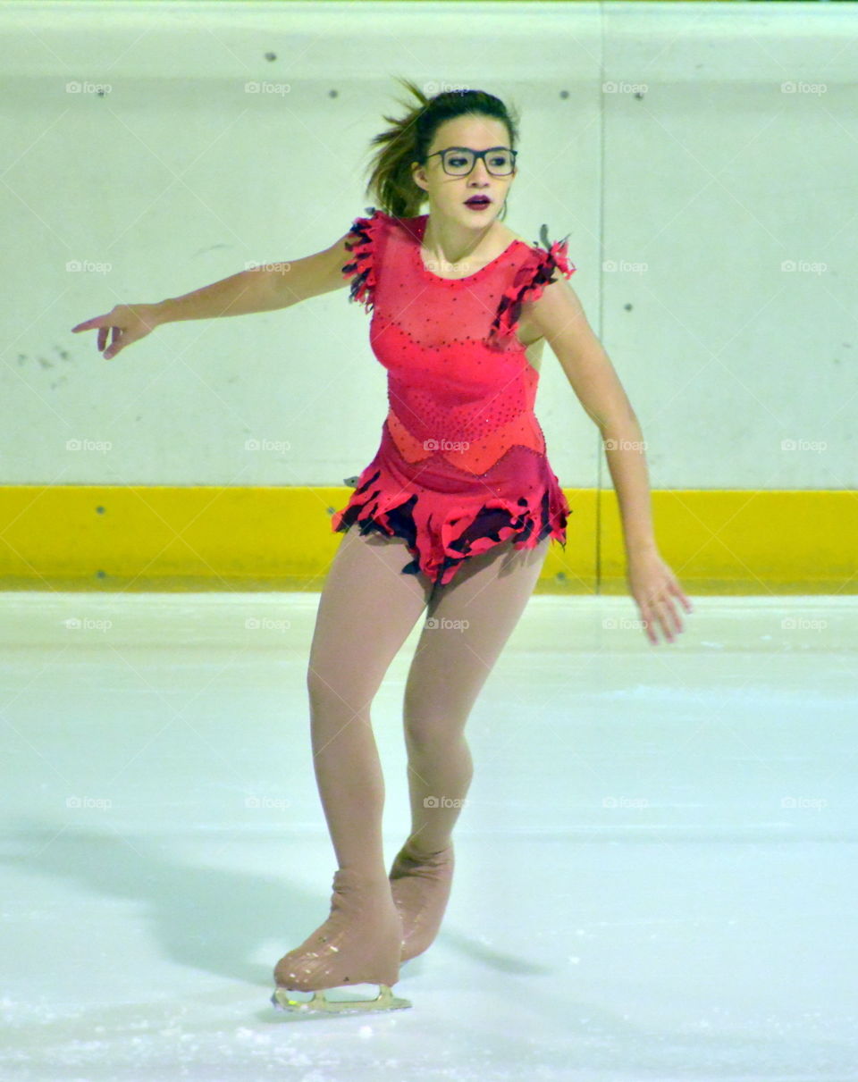 ice sports, figure skating, ballerina