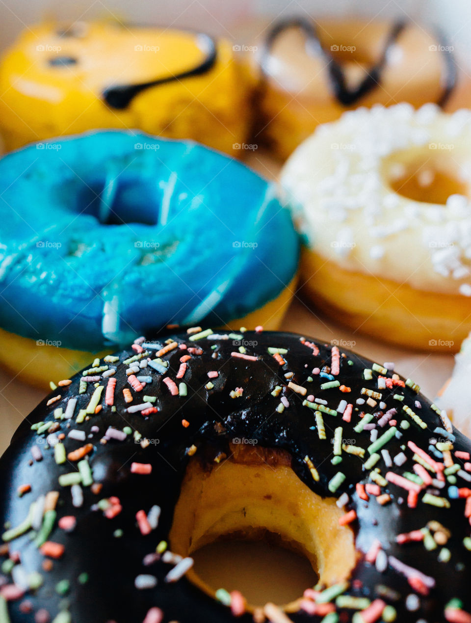 Colorful donuts