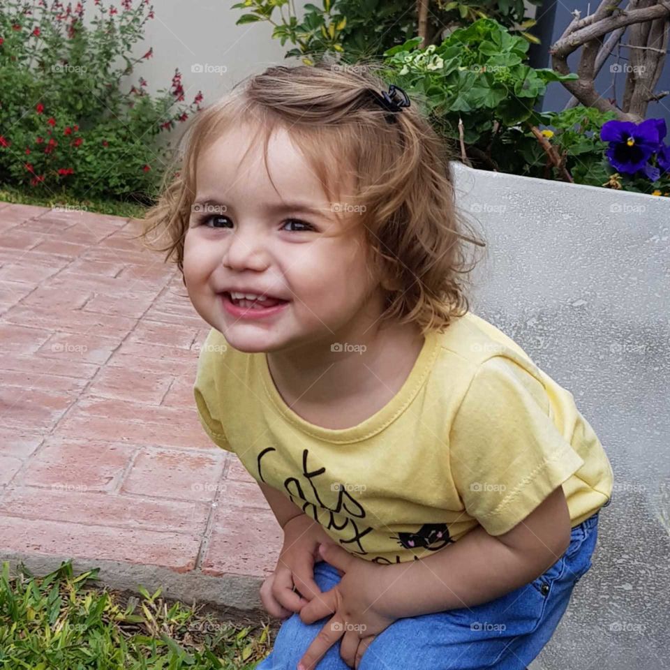 Su sonrisa, mi felicidad!! muy inocente, tan bella...