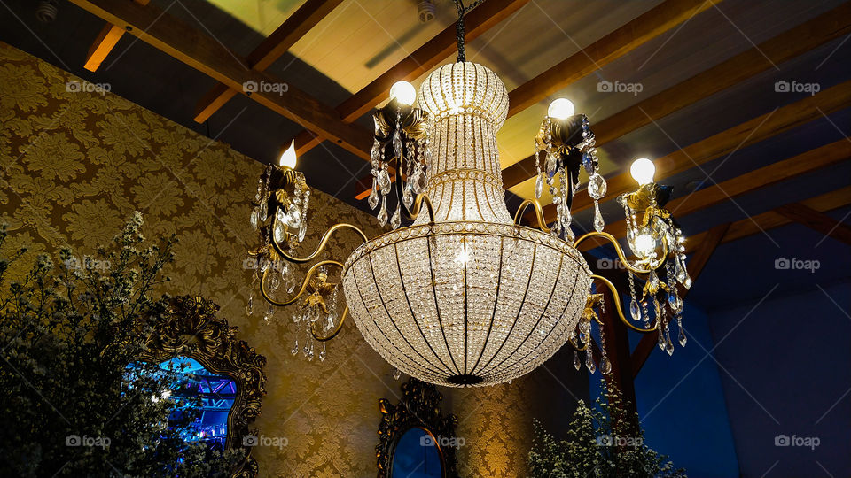 Decoração. Lustre, iluminação.