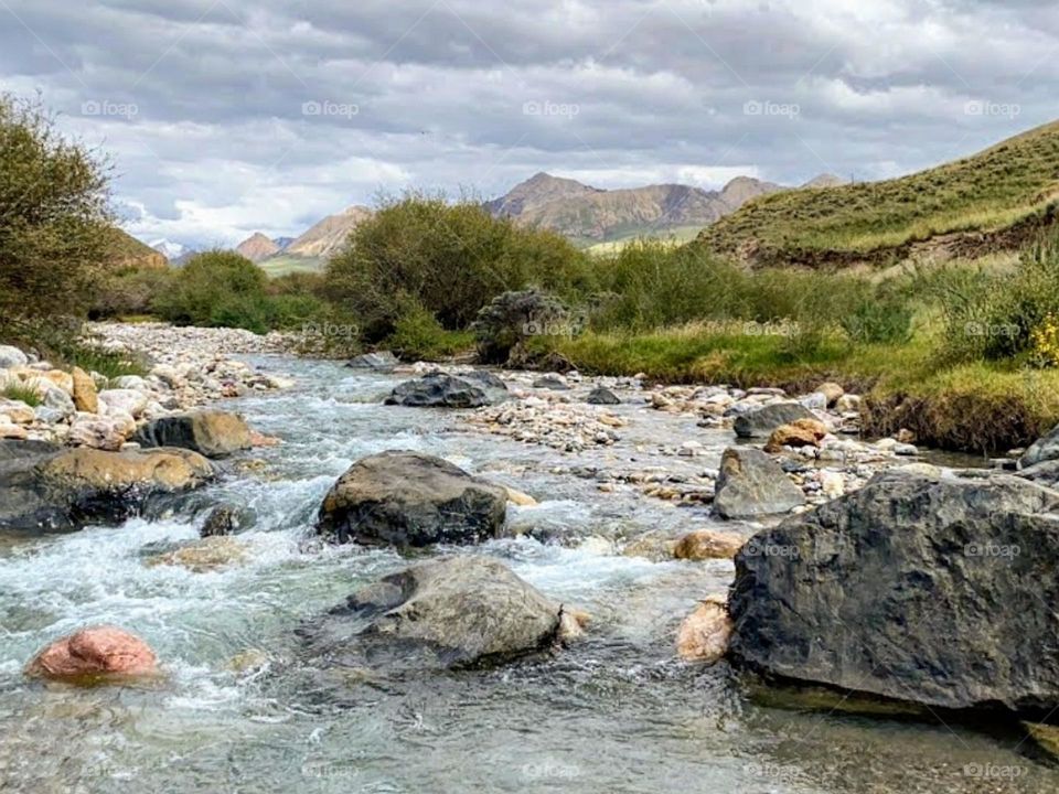 Water and some rocks