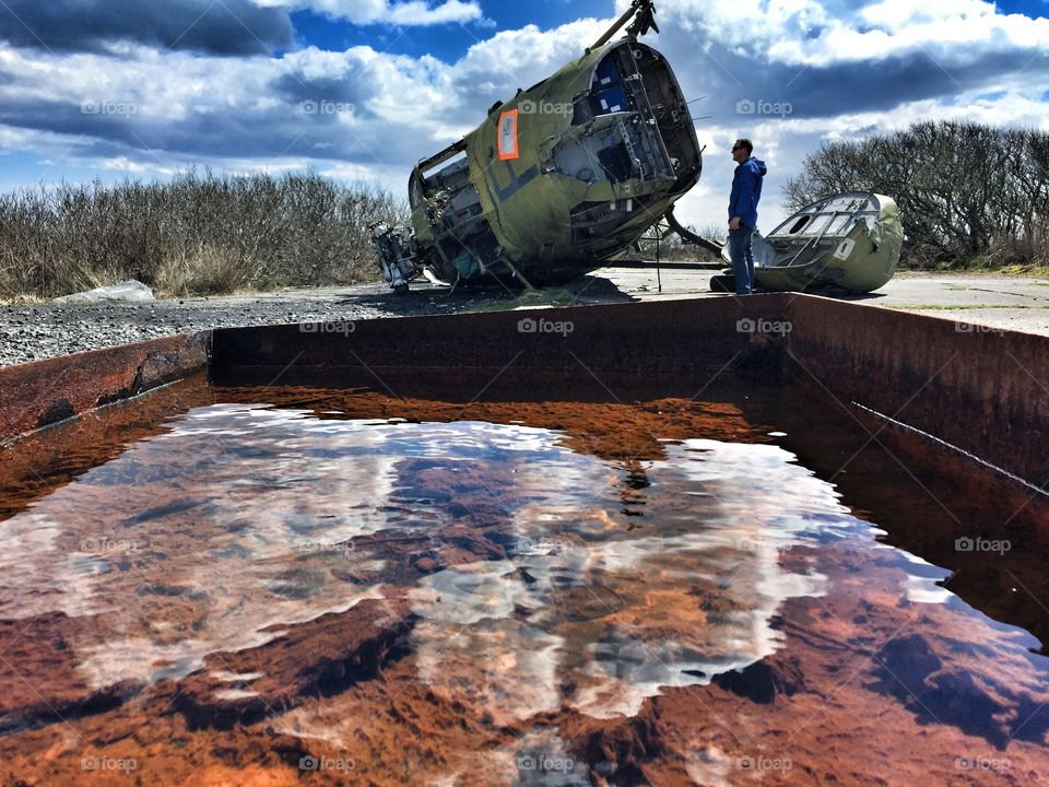 Helicopter graveyard 