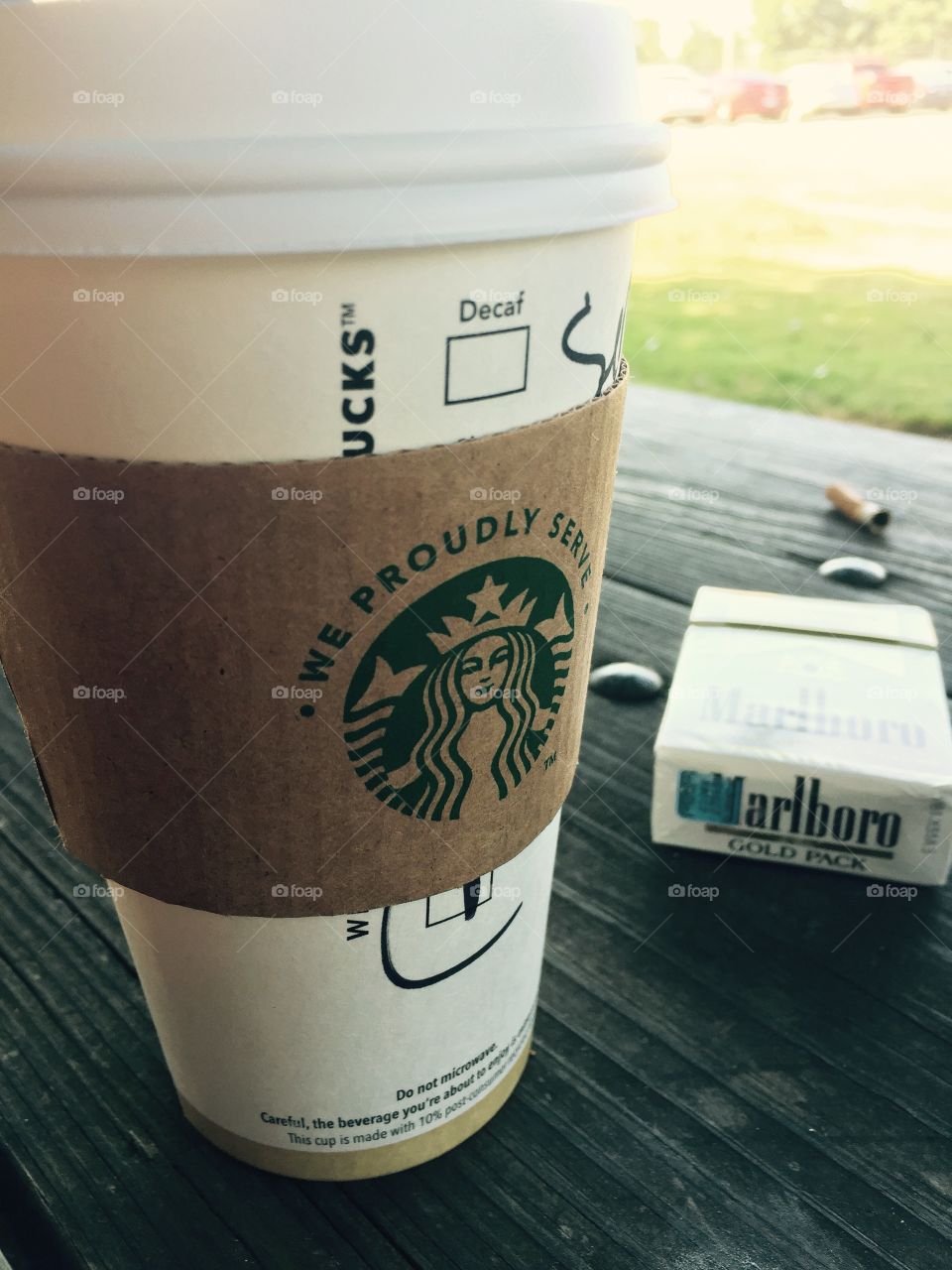 Starbucks and Marlboro 