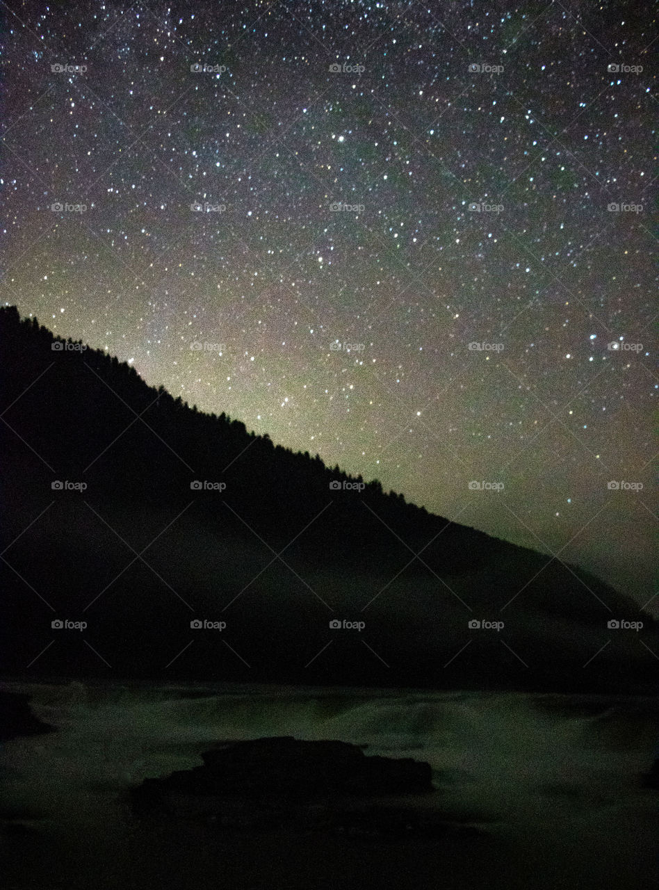 A glimpse of the Milky Way on a cold Montana evening. 