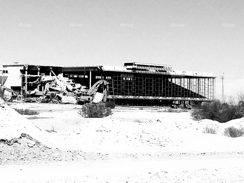 track in Phoenix demolition