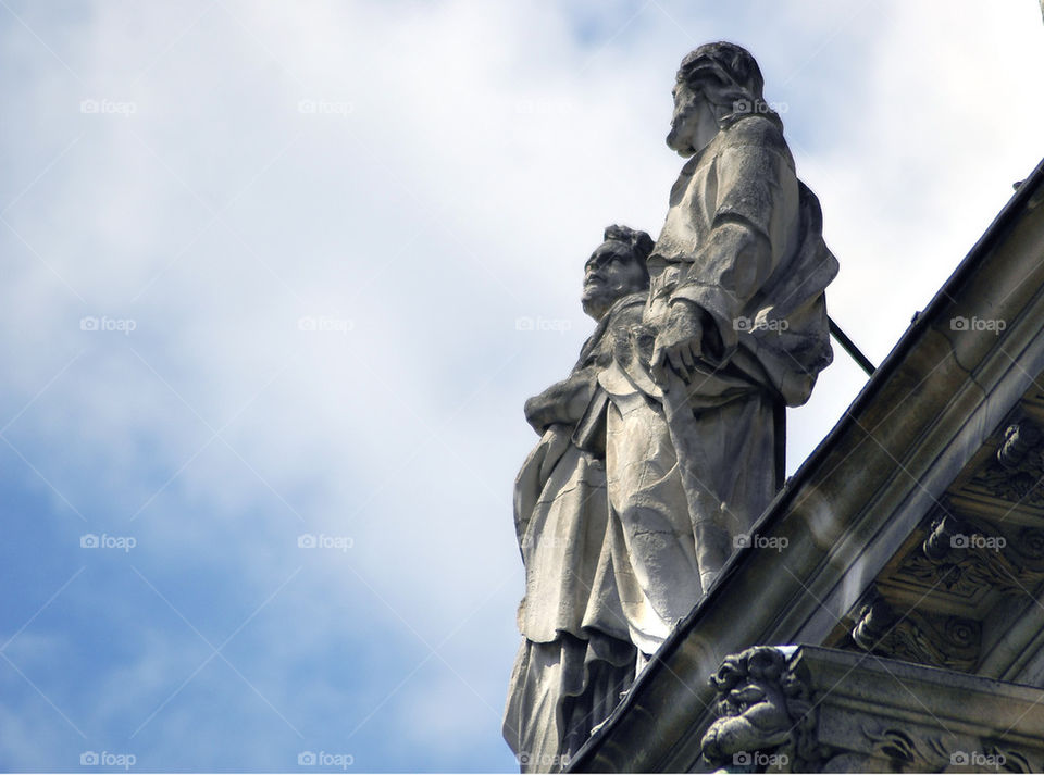 Roof sculptures of Versailles