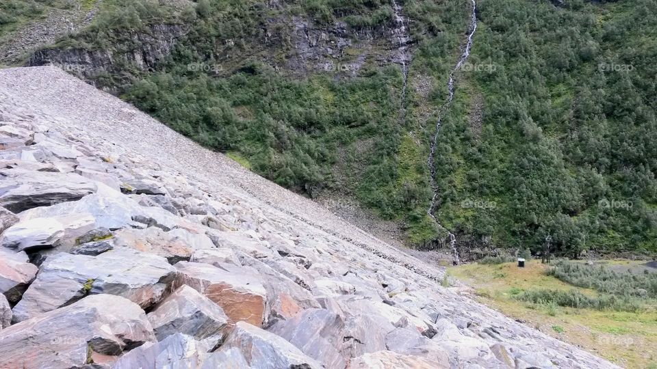 The rough nature in Norway