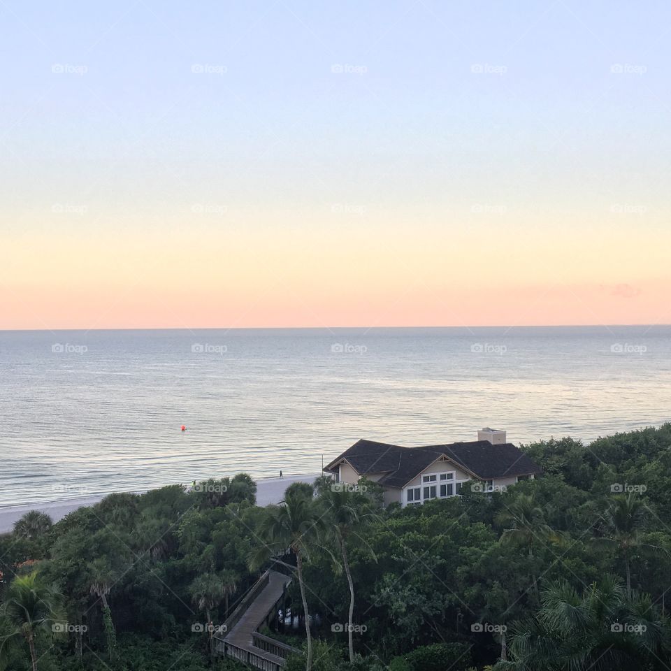 Sunrise over the Gulf 
Naples, Florida 