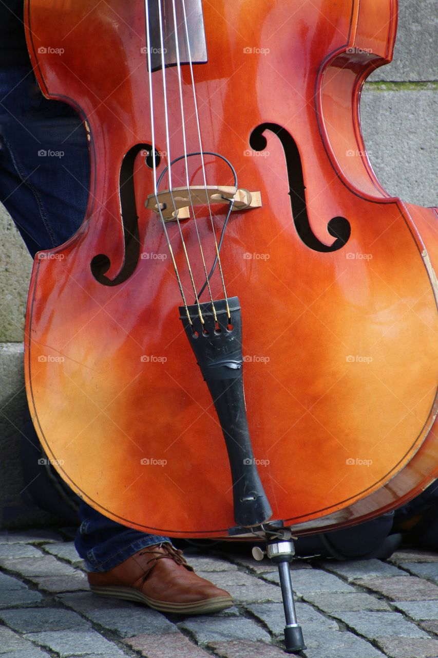 Close-up of guitar