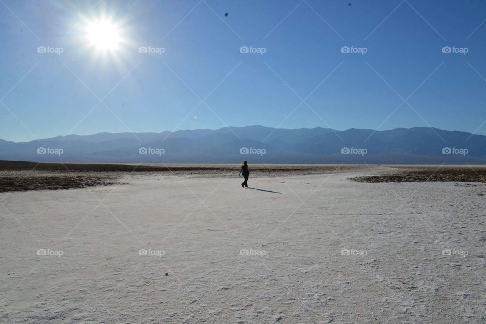 badwater Death Valley salt desert