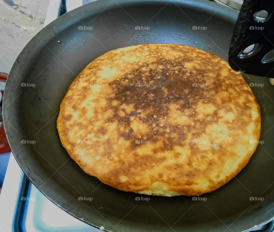 Golden Brown Pumpkin Pancake