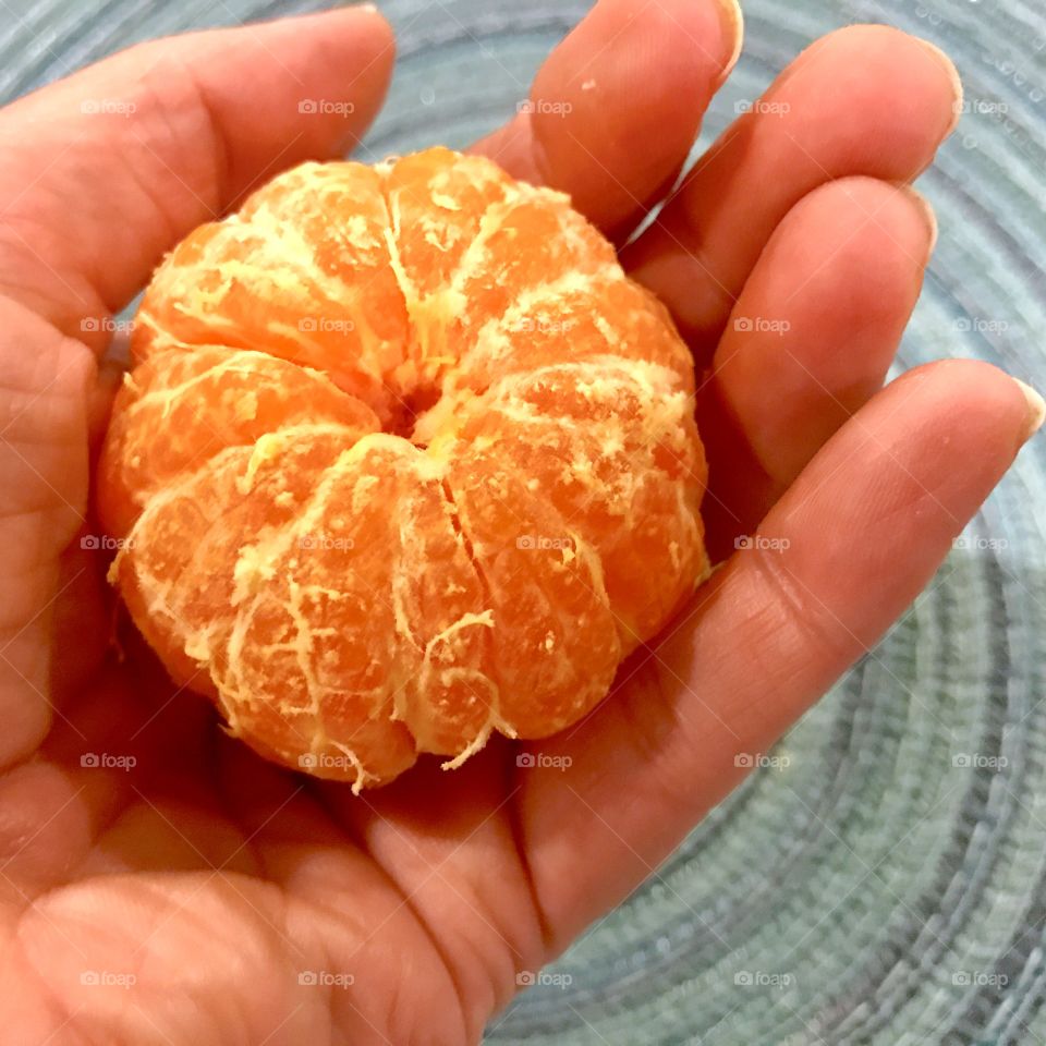 Close Up Of Tangerine