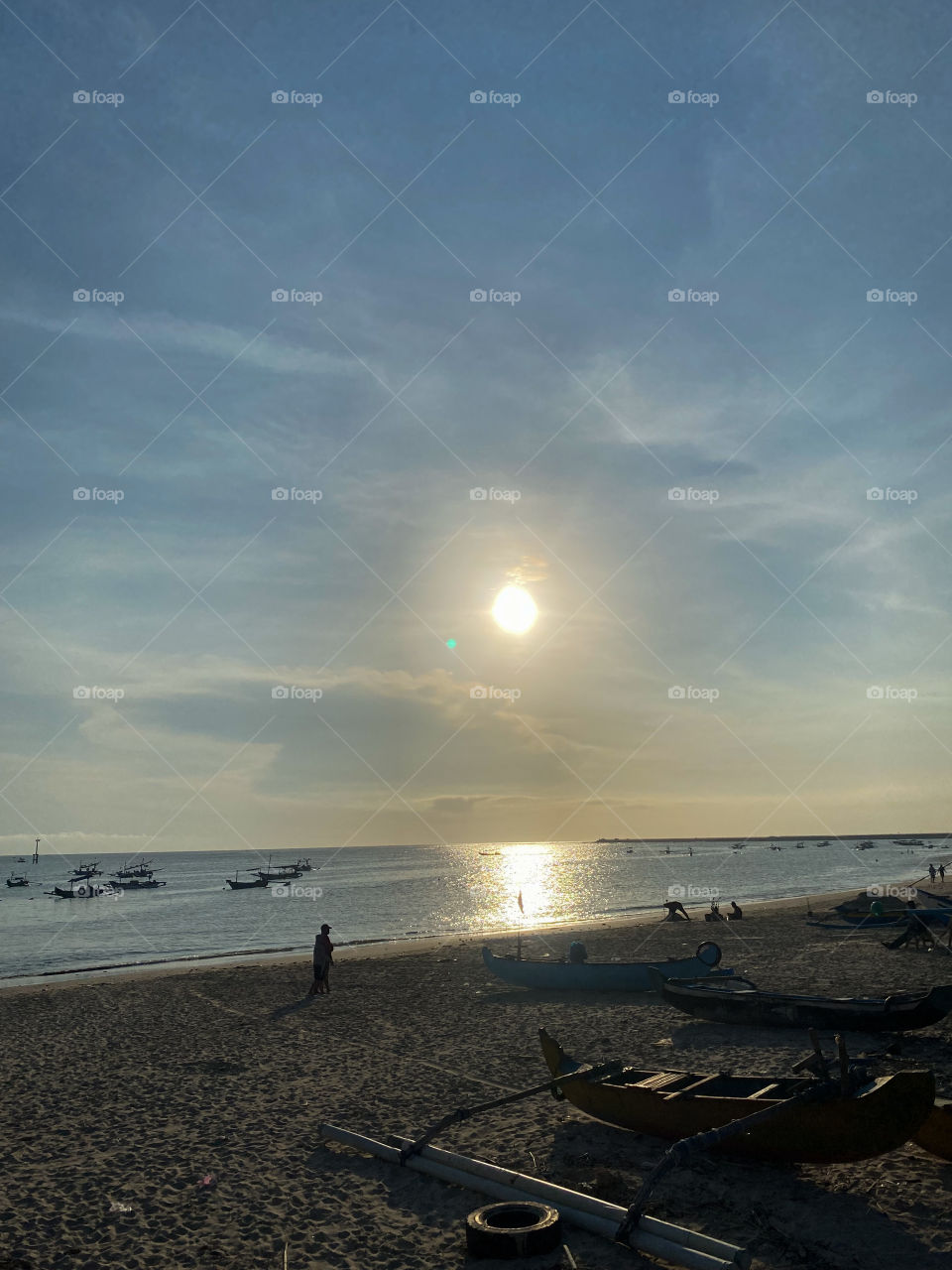 Before sun goes down. 