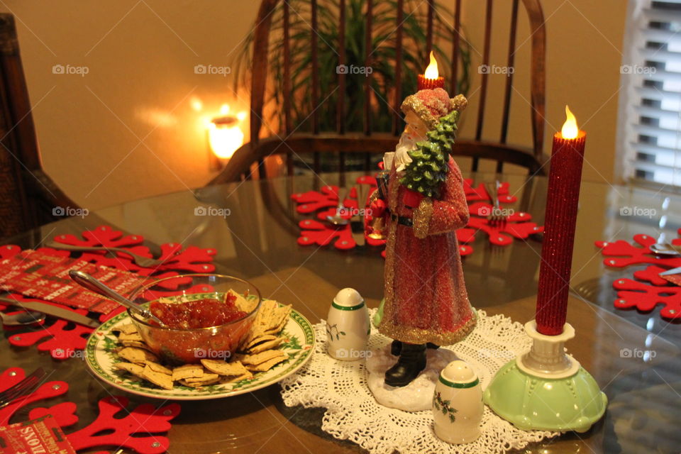 Christmas Dinner Tablescape