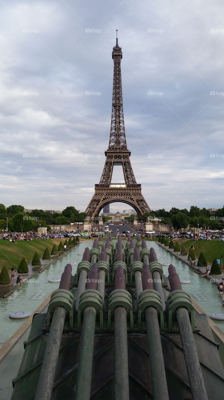 Eiffel Tower. It's a perfect place to go with your family. it's unforgettable.