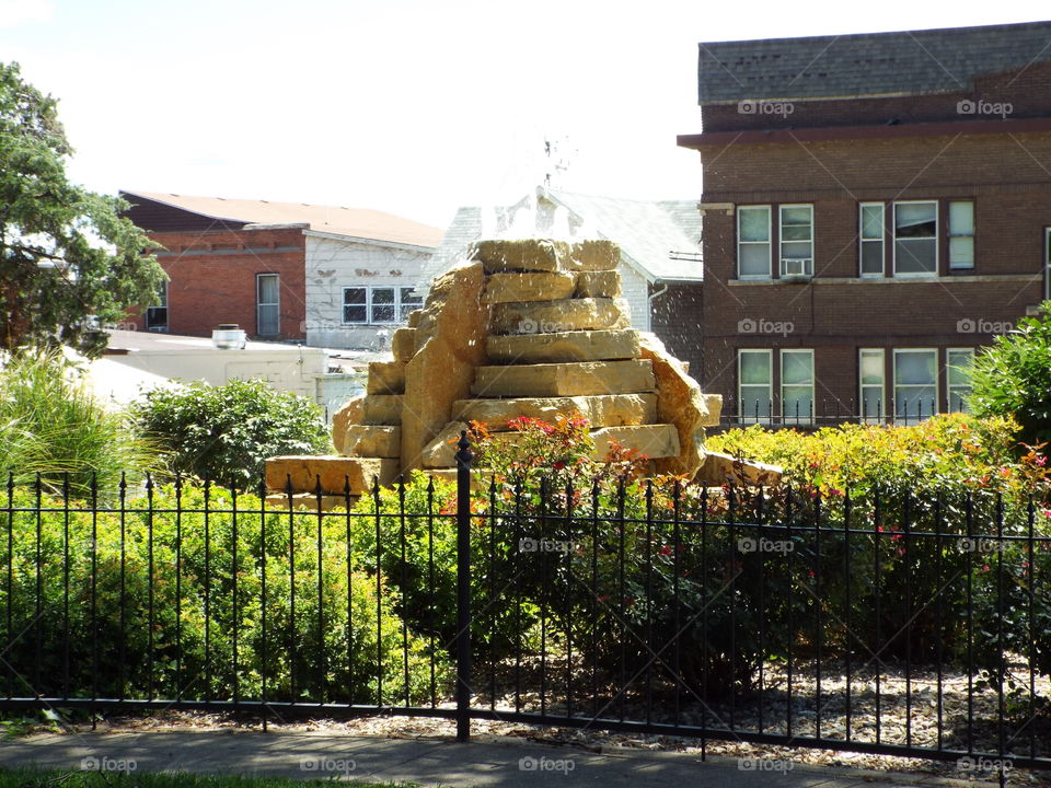 Park fountain