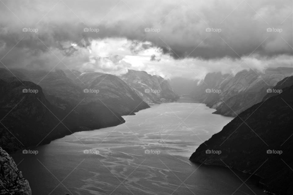 View from Predikstolen Norway