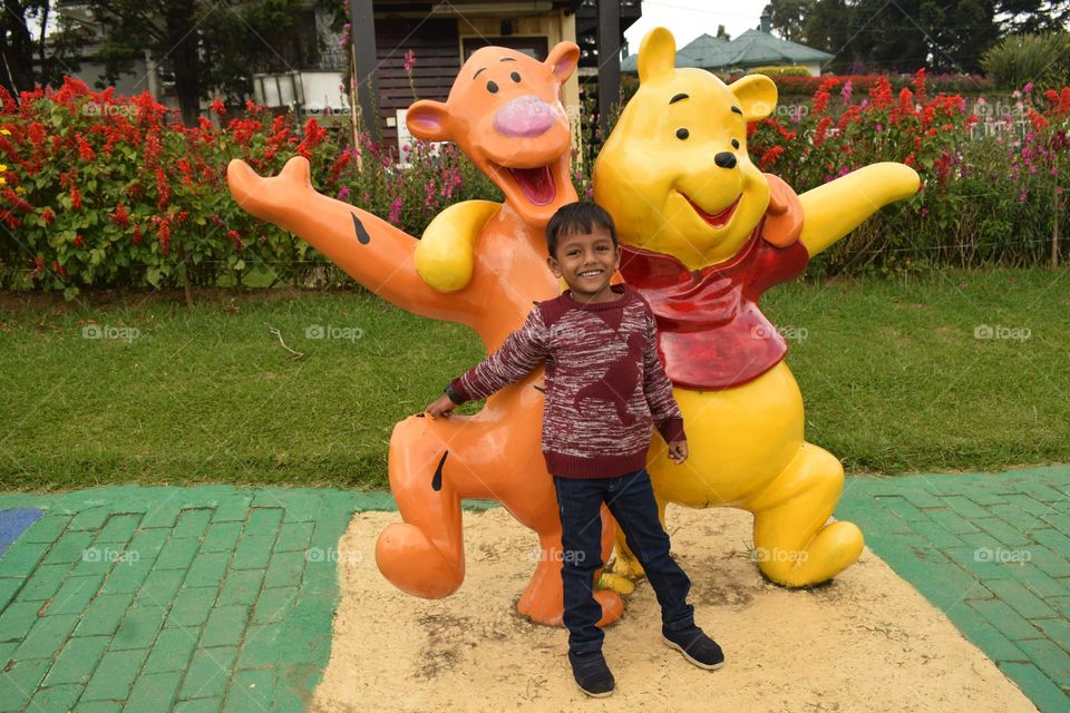 yellow  and orange lover happiness of children