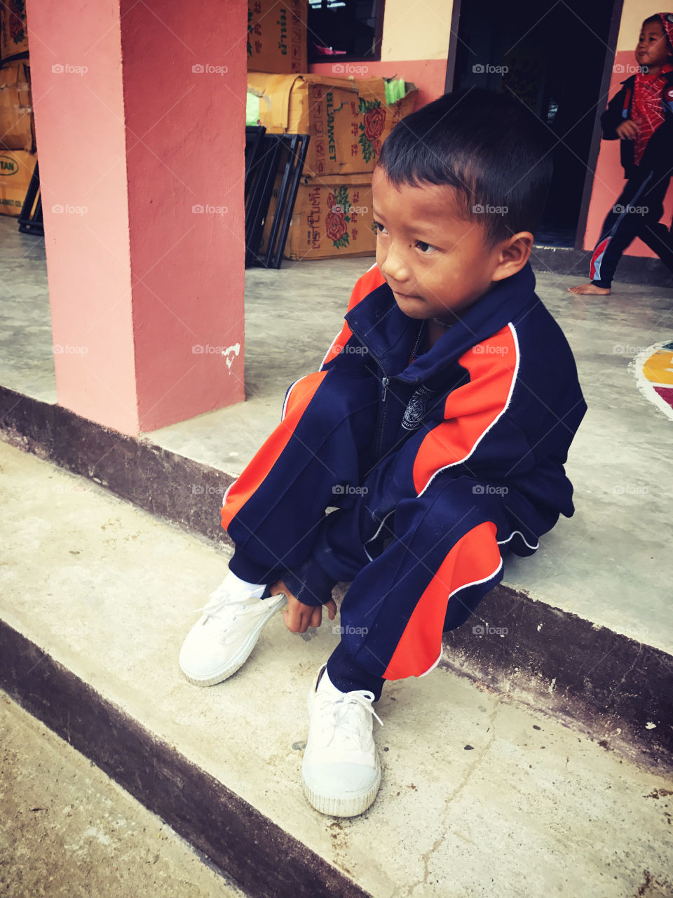 What is the energy, intention and spirital in his eyes when teachers called all students join activity in the field.