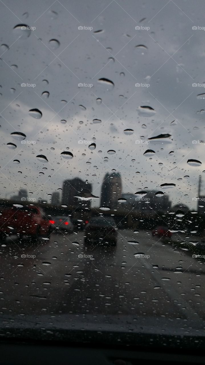 Rain, Wet, Drop, Reflection, H2 O