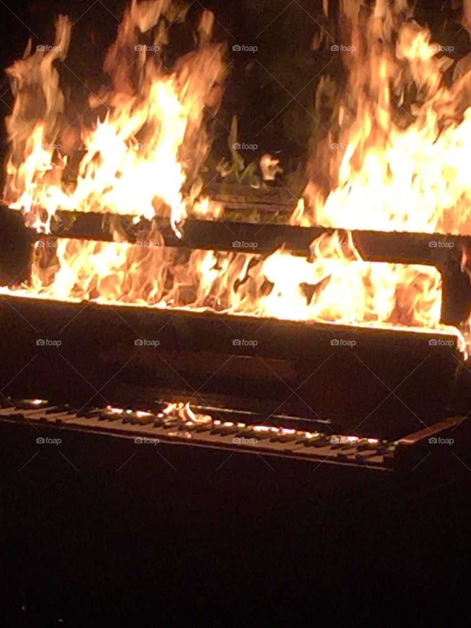 Piano on Fire