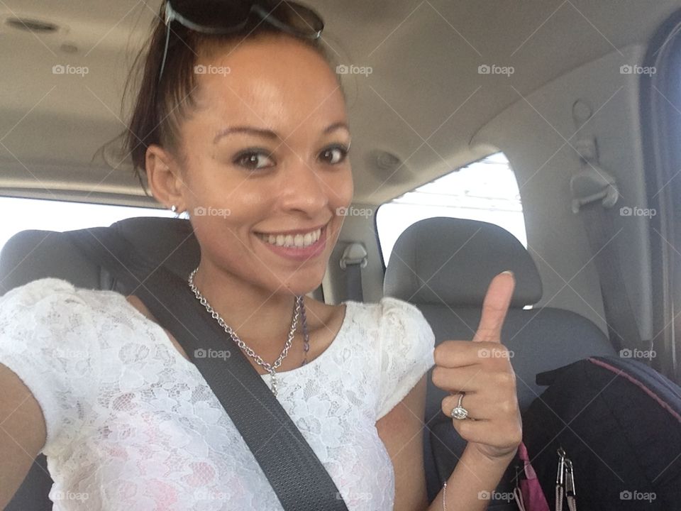 Celebration ready. Heading for a vacation celebration