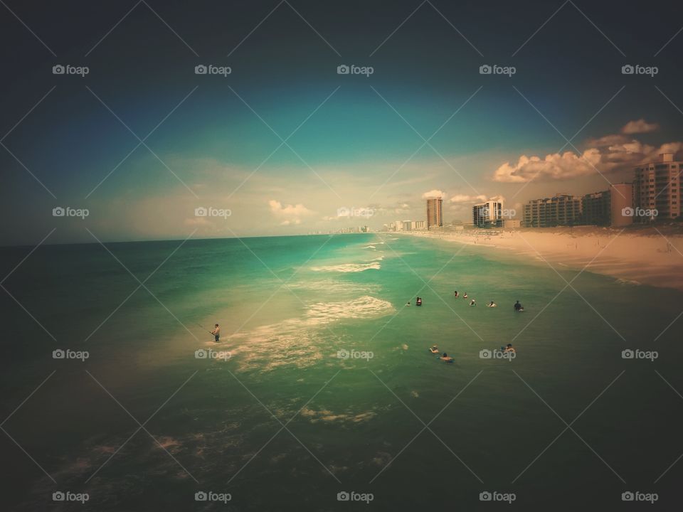 Taken from St Andrews state park pier in PCB, FL