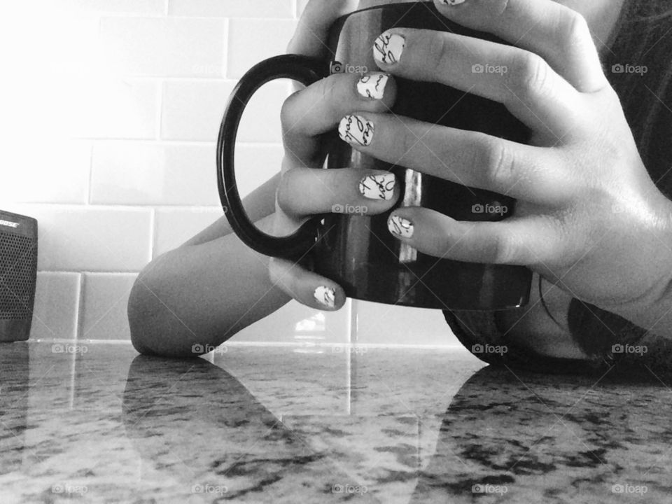 Nails and coffee