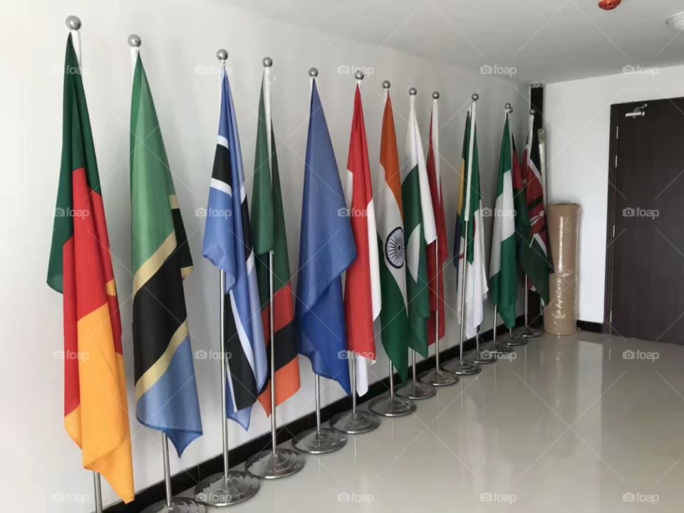 different flags