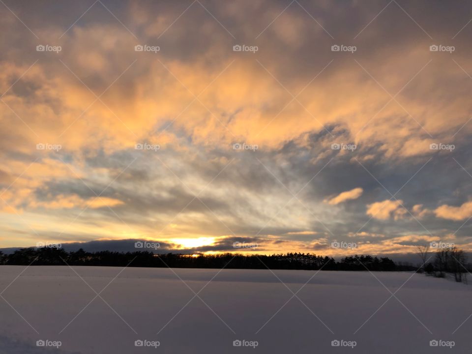 Michigan sunset 