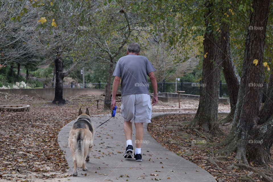 Walking the dog