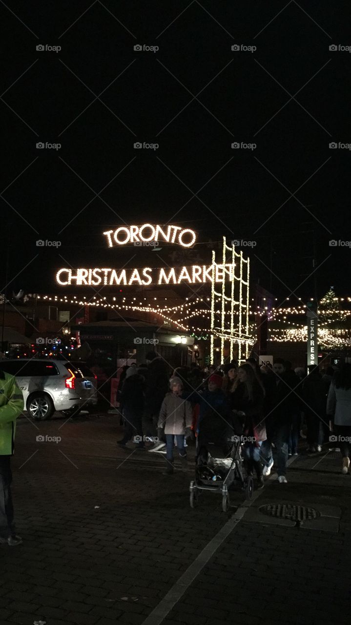 Toronto Christmas market 