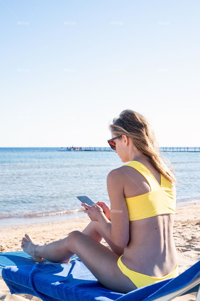 beautiful summer beach