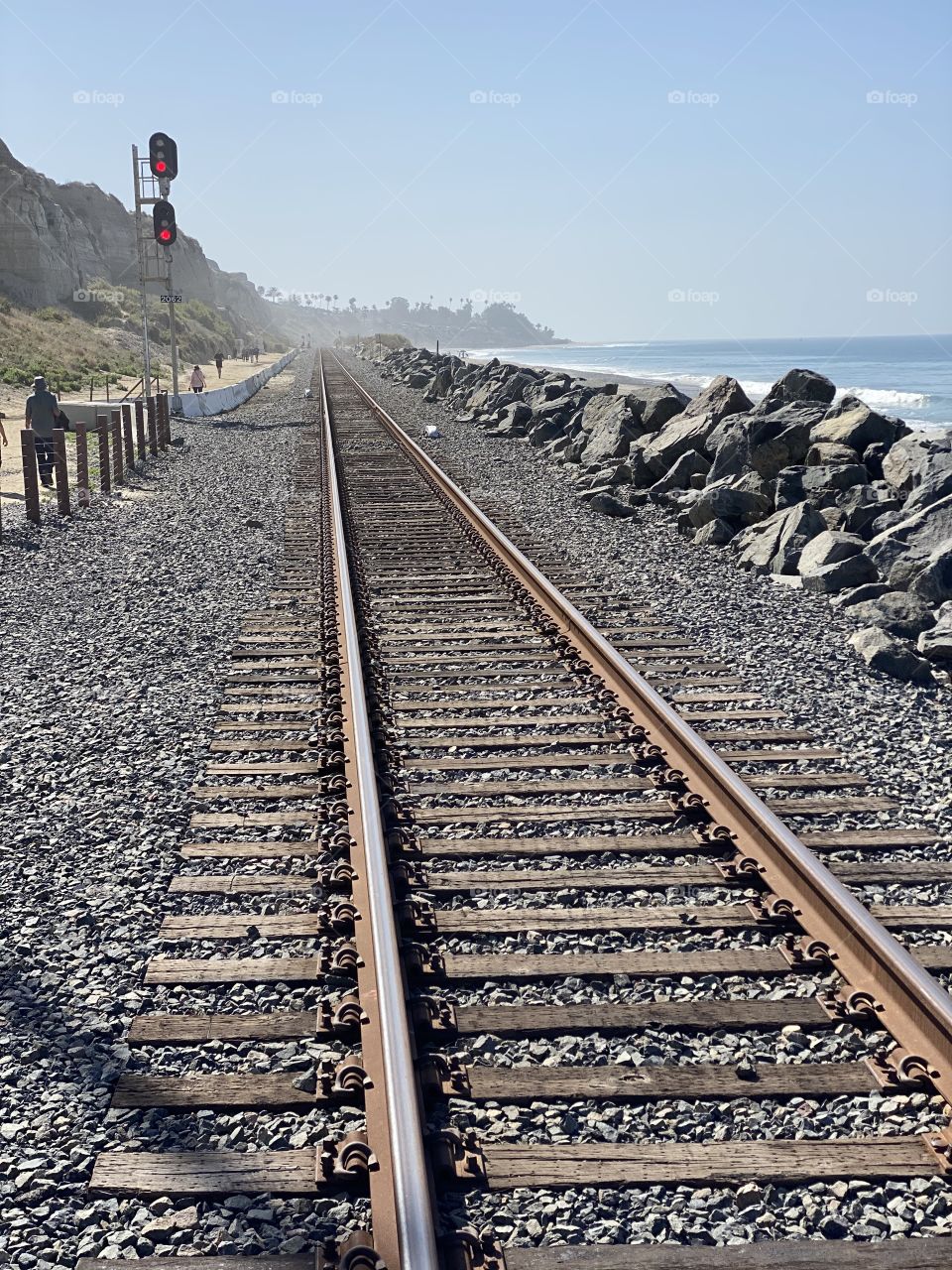 Foap Mission Metal! Railroad tracks along the Southern California Coast!