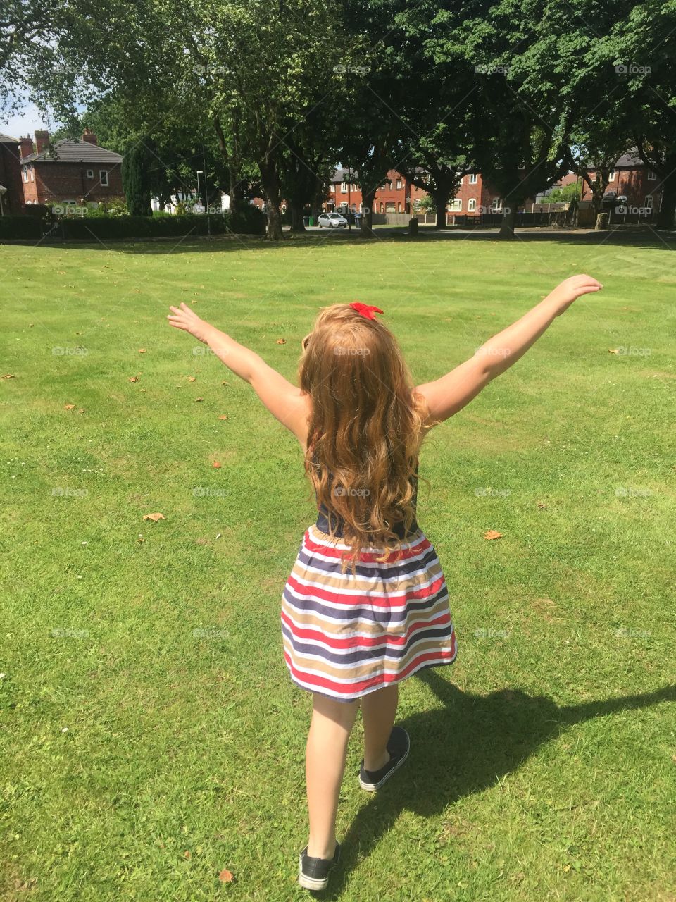 Grass, Summer, Lawn, Leisure, Girl