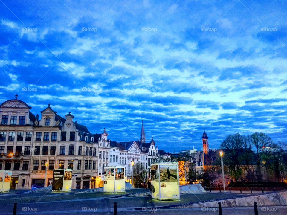 Morning Clouds over Brussels 