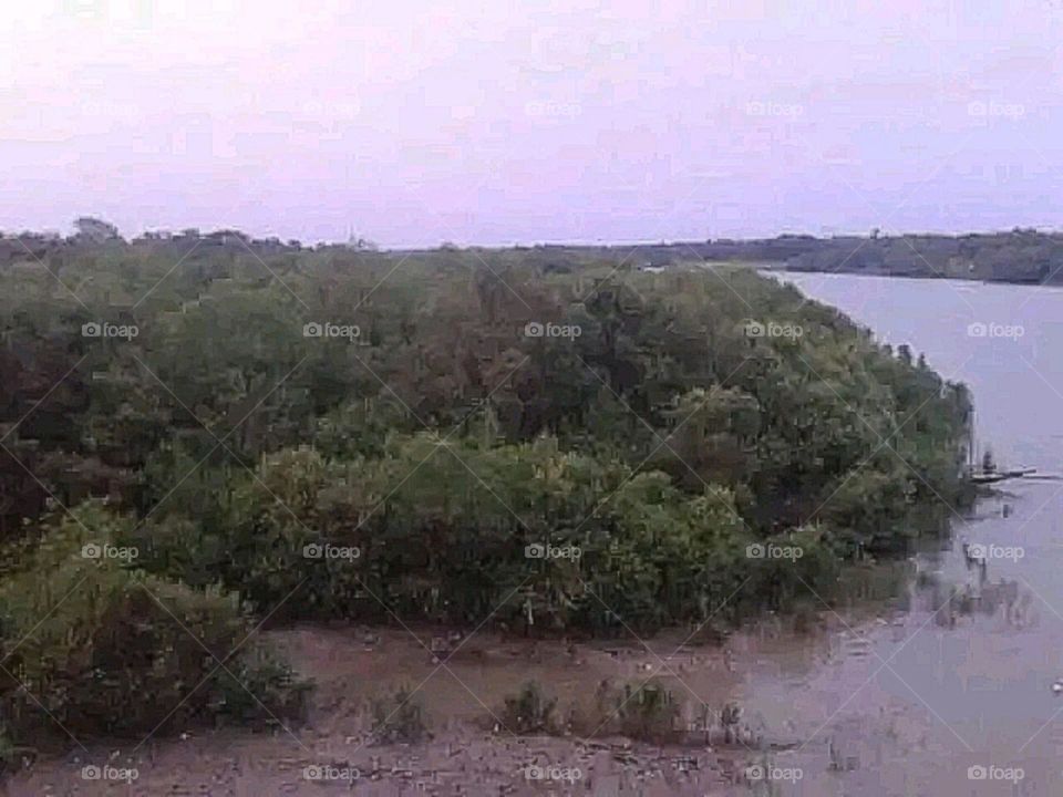 A most beautiful and attractive view of the river.