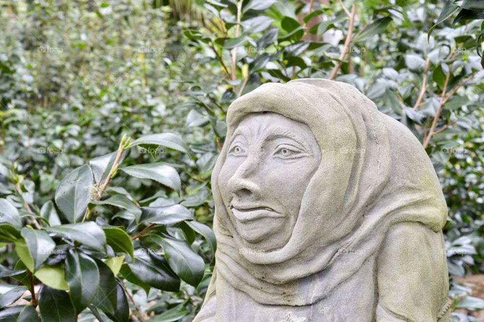 Religious concrete statue 