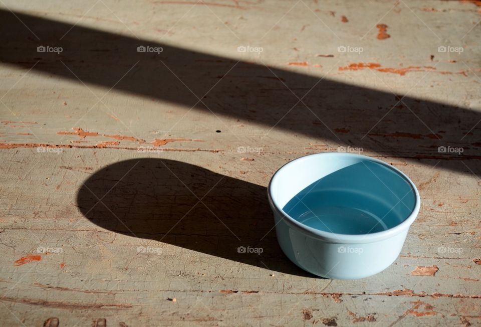 Bowl on a table