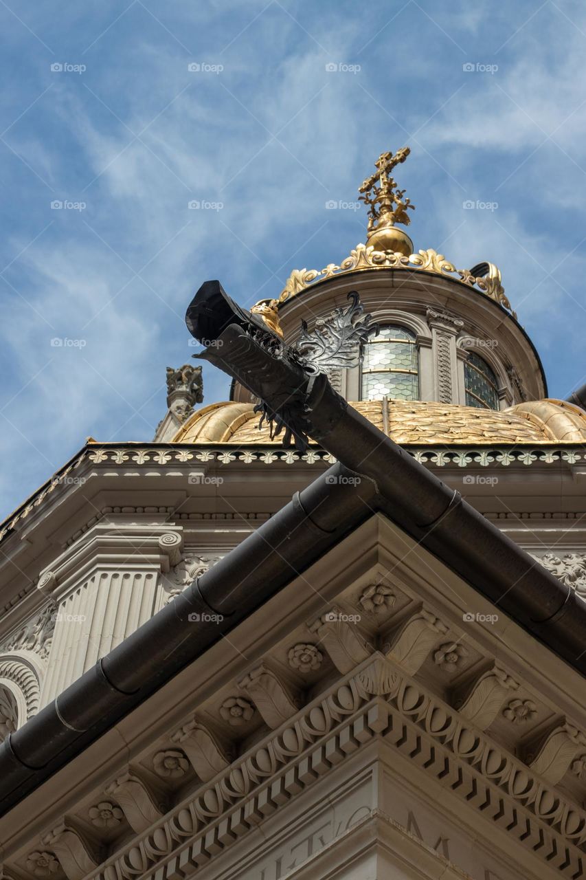 beautiful architecture of the Sigismund Chapel from a different perspective