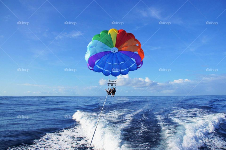 Summer fun Parasailing