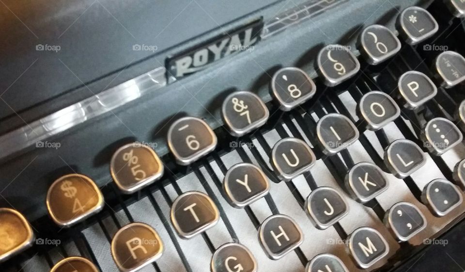 Royal Typewriter Keys