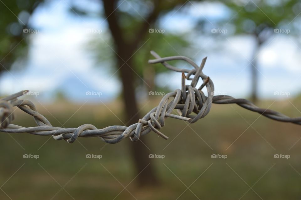 Barbed Wire. Taken in a village in Nicaragua 