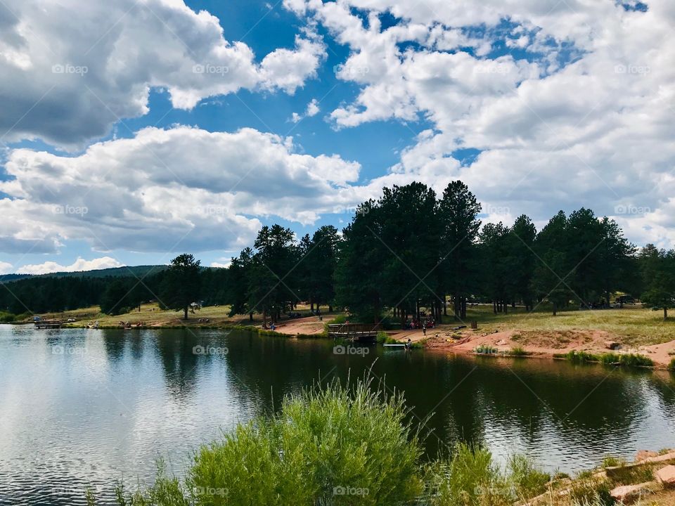 Manitou Lake near woodland park, Colorado.  Beautiful place for hiking, running, fishing, kayaking and camping