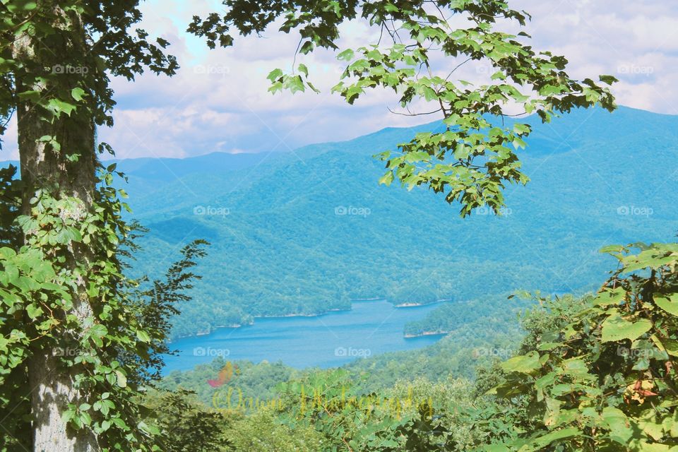 View from around the Great Smokey Mountains