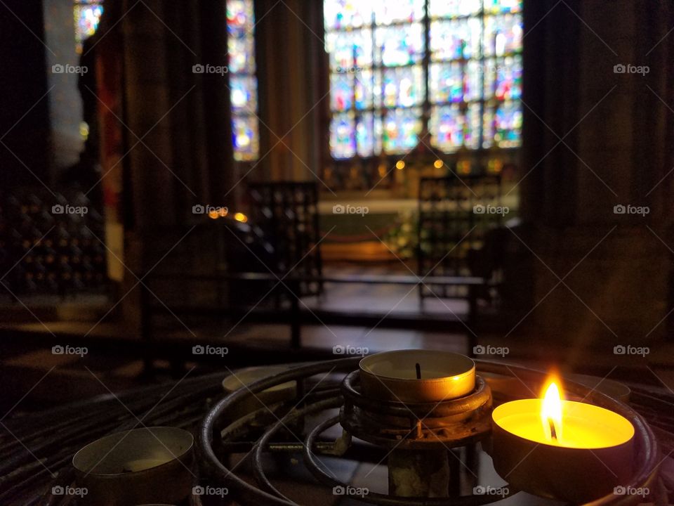 Candle, Church, Religion, Light, Candlelight